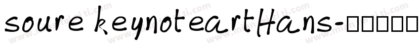soure keynoteartHans字体转换